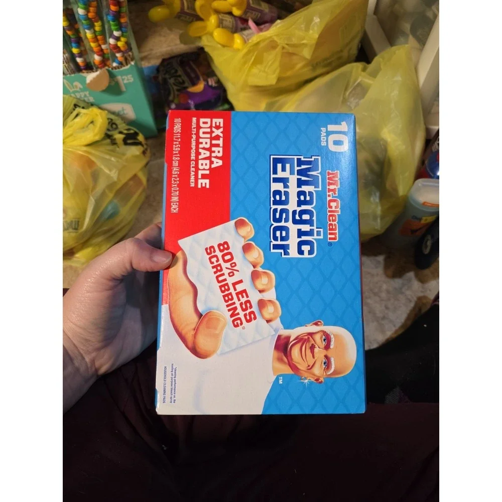 Mr. Clean Magic Eraser Extra Durable Multi-Purpose Cleaner Sponge 10 Pads New